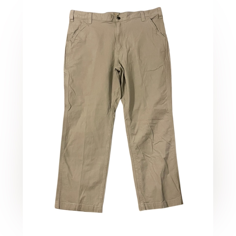 Carhartt RN 14806 Relaxed‎ Fit 40x30 Cargo Pants Workwear - Khaki Tan